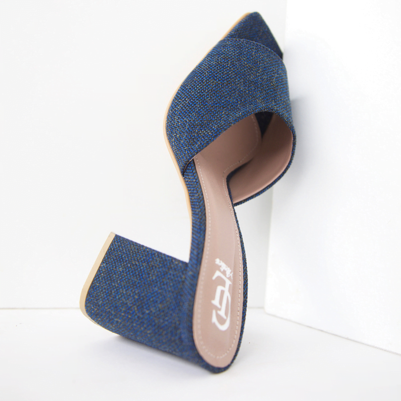 Ruby Denim Heels