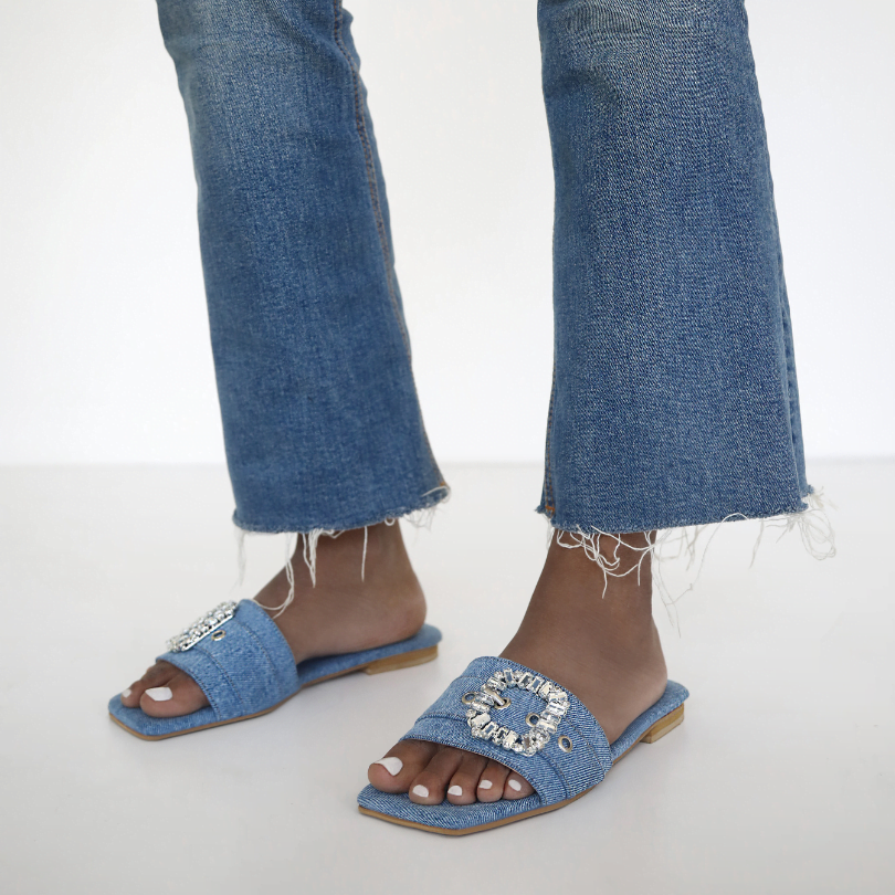 Rome Denim FLats