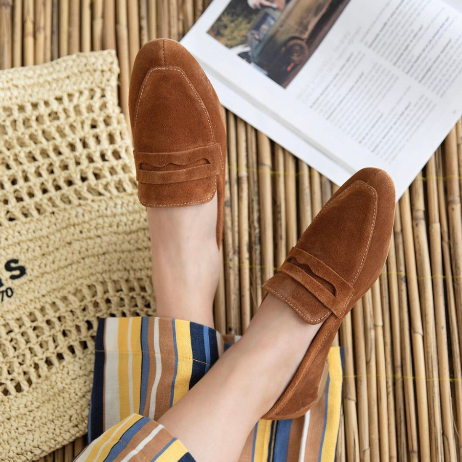 Sila Suede Loafers