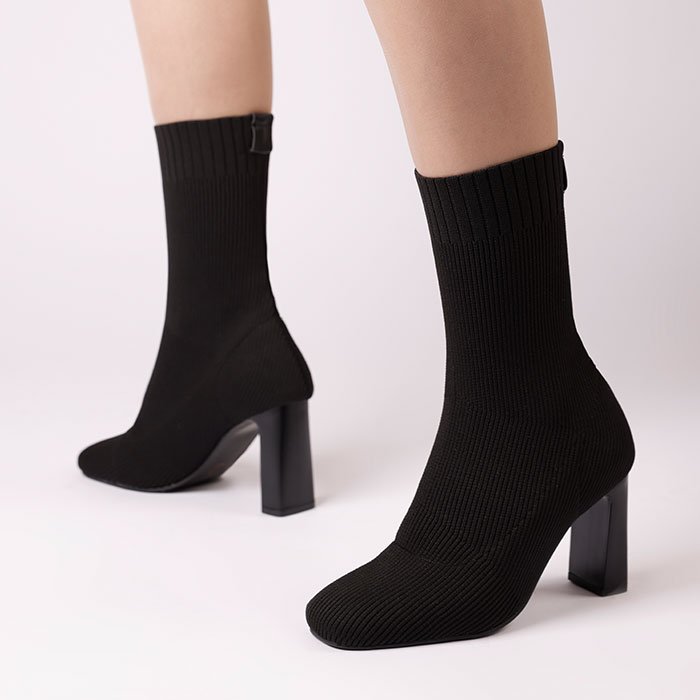 Squared Socks Boots