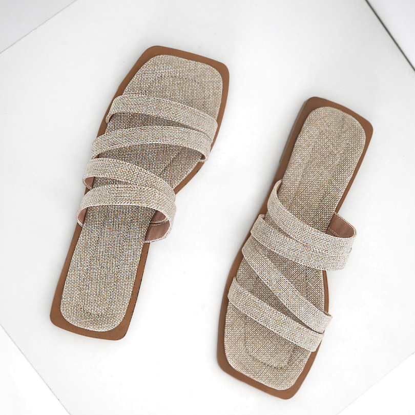 Zola Summer Flats- Jute