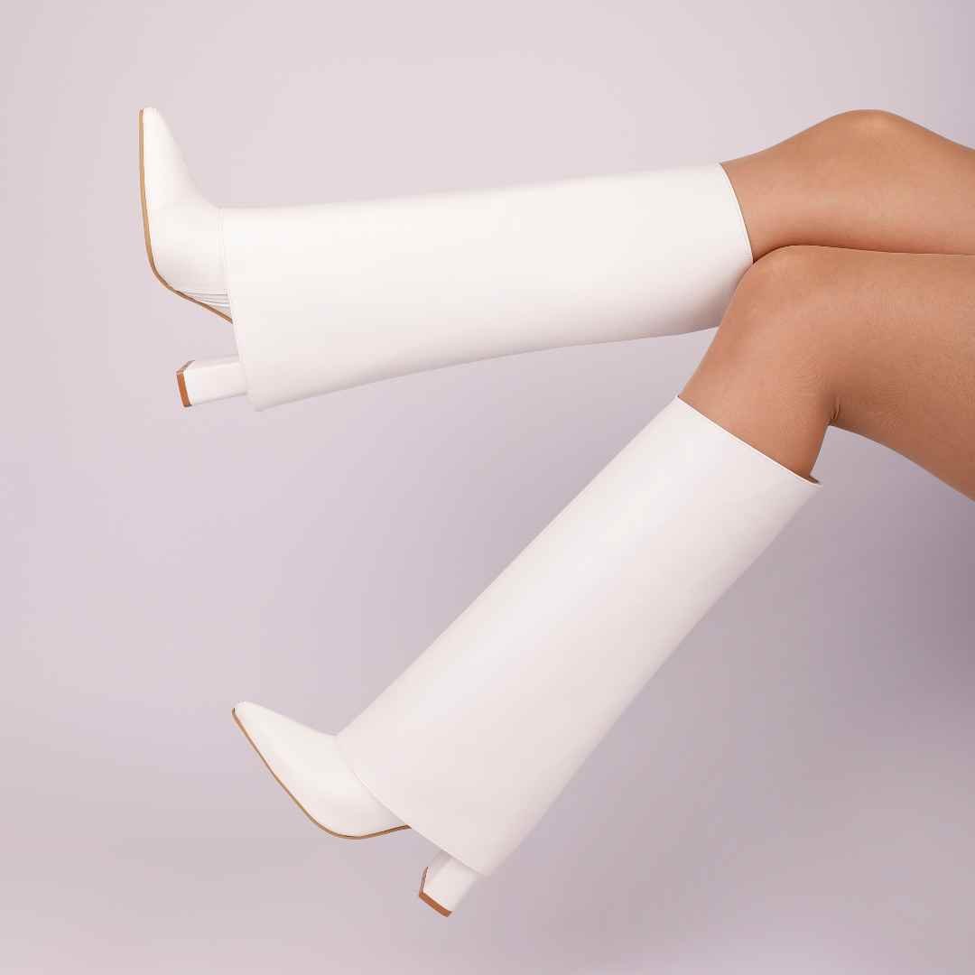 Sleeve Knee High Boots