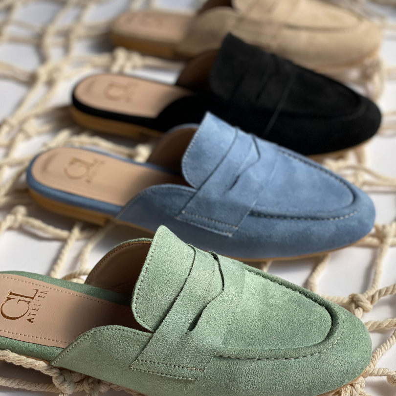 Lora suede flats