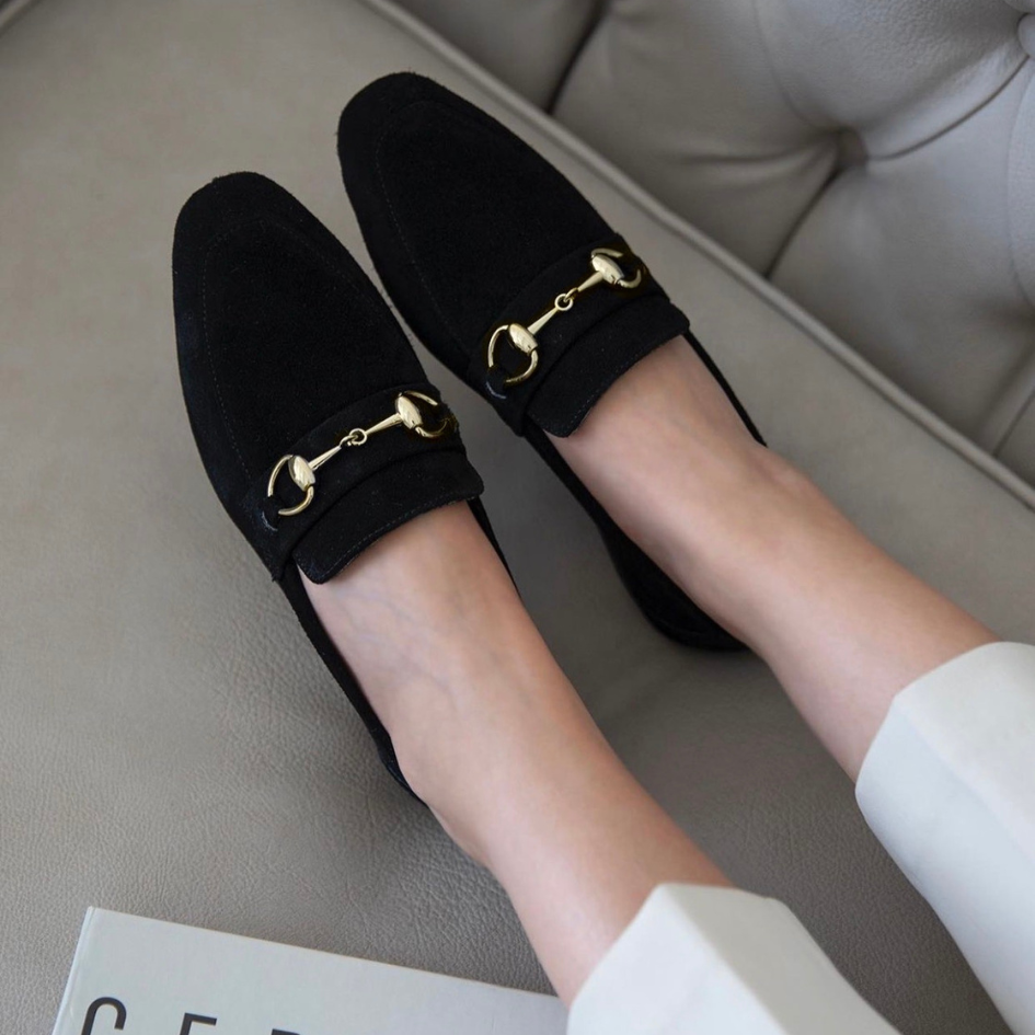 Gina Suede Loafers