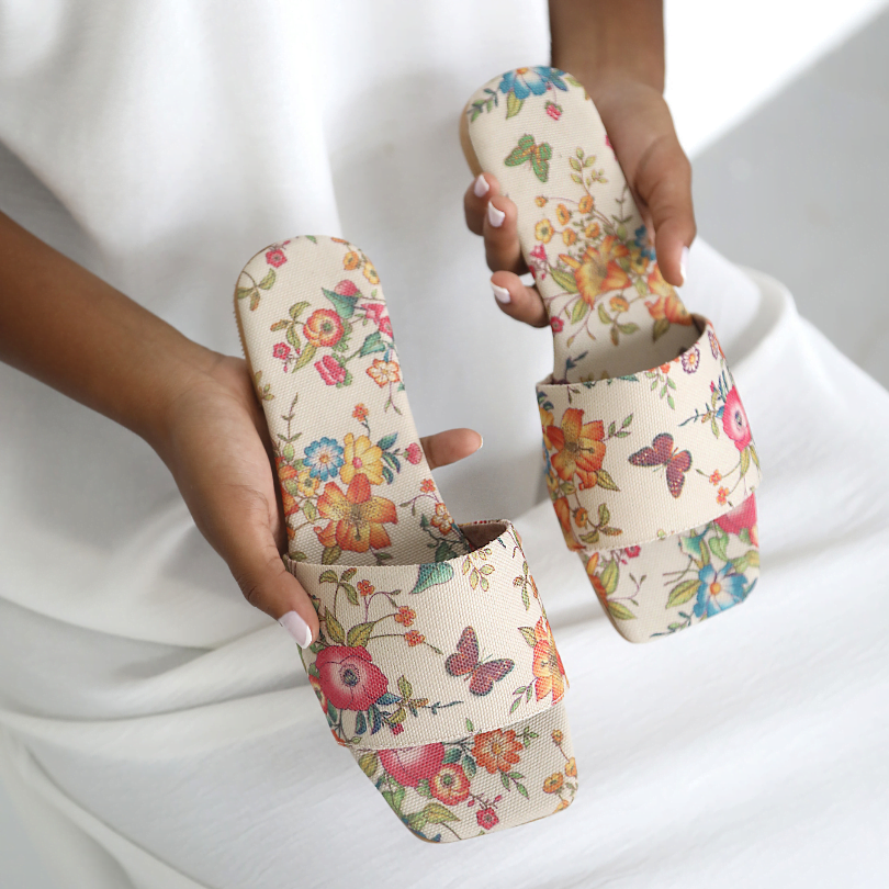 Charlotte Summer Flats-Butterfly