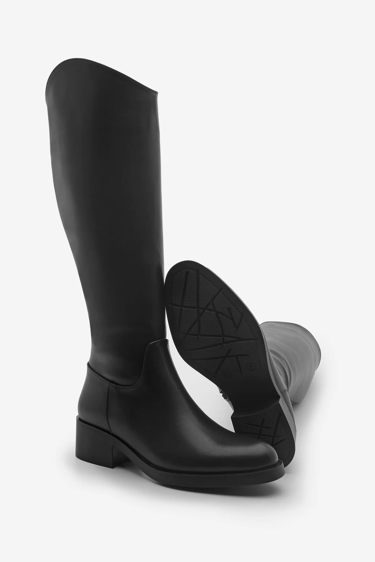 LORKA Leather Tall Boots
