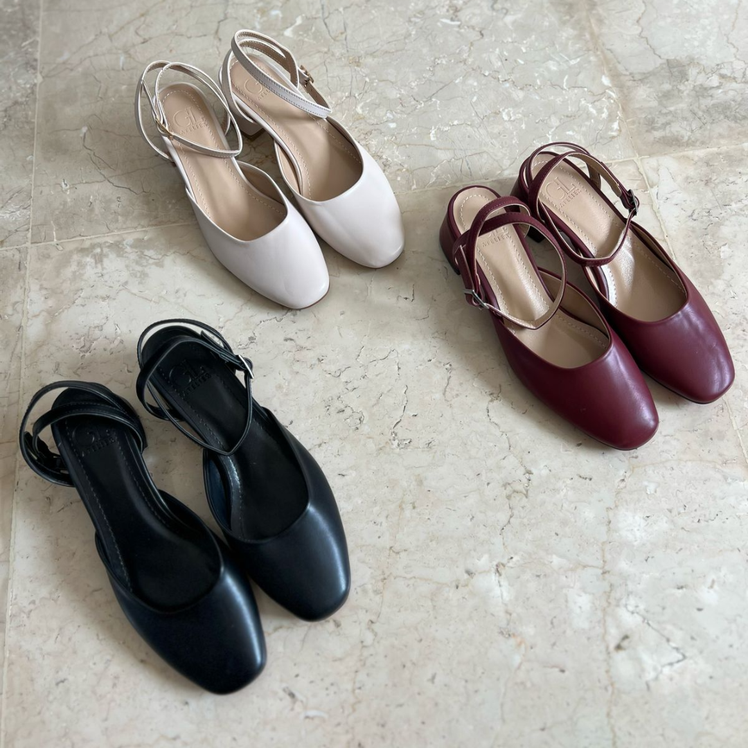 Livia Block Heels Slingbacks